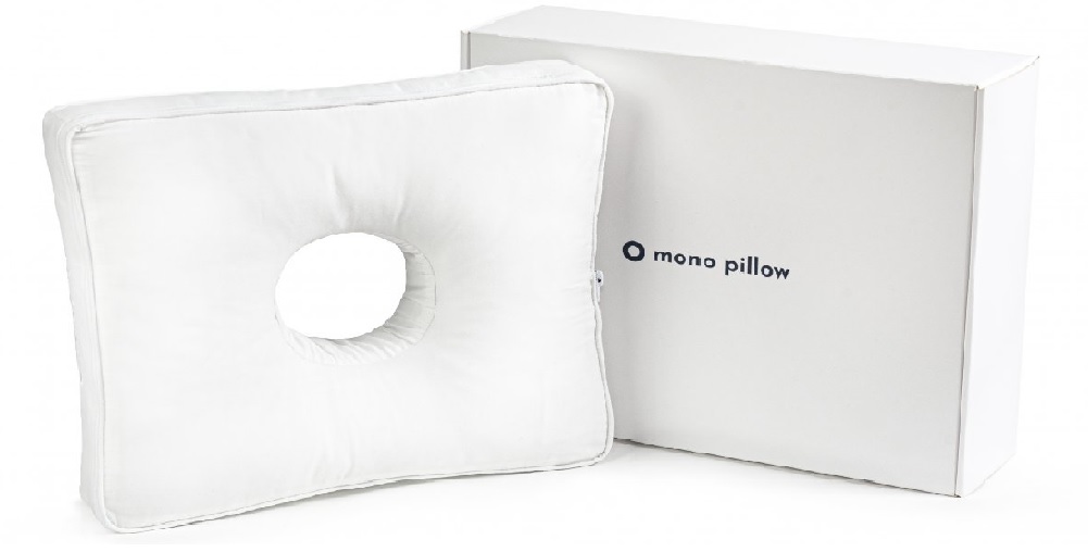 pillow with a hole